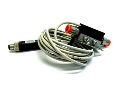 USED SMC FLOW SWITCH SENSOR, 1 TO 5V ANALOG OUTPUT, 500KPA PROOF PRESSURE