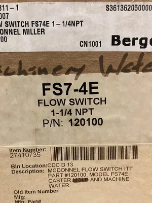 Used MCDONNELL & MILLER FS7-4E Pressure Switches Ohio US | Surplus Asset Holdings #1337620