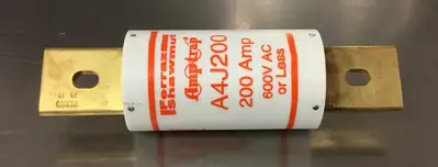 Used Mersen A4J200 Fuses | Palmetto Automation #1148978