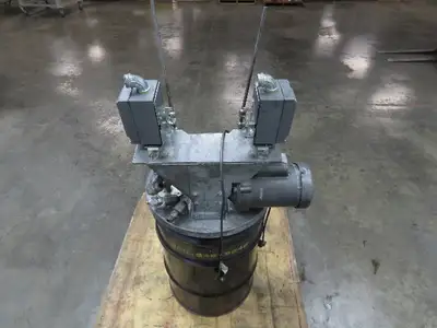 Herschal Mixing Tank 30 Gal Plastic Lined Drum 1/4 Hp 12" Impeller Float Switch
