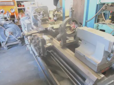 20.5" x 60" Webb, gap bed engine lathe, tooling