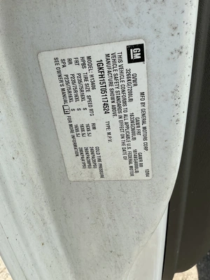 Used 2005 GMC SAVANA Vans Michigan US | Miedema Asset Management Group #1320387