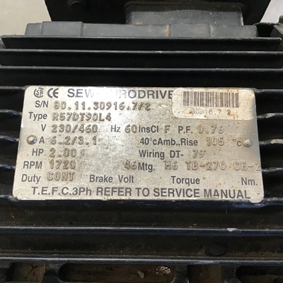ACS Rotary Valve With Drive 1720 RPM 2HP 230/460V 3.1/6.2A
