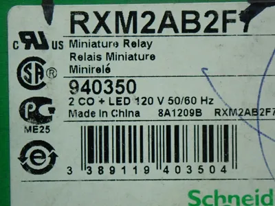 NEW SCHNEIDER ELECTRIC RXM2AB2F7