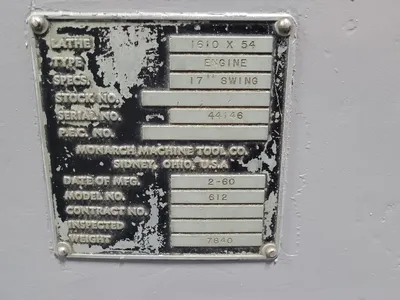 1960 MONARCH 612 Lathes, Engine | Machinery Central (3)