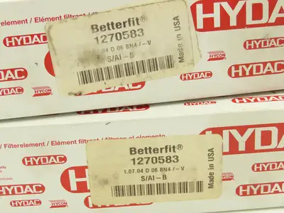 Hydac 1270583 1.07.04D06BN4/-V Hycon Hydraulic Filter Lot of 3