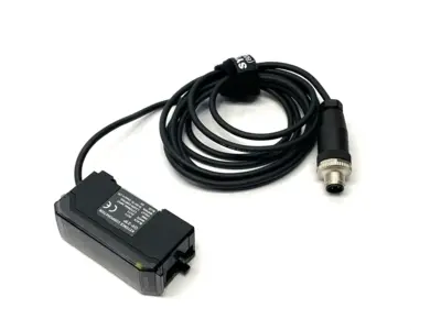USED KEYENCE DIGITAL CMOS LASER SENSOR AMPLIFIER MAIN UNIT M12 4-PIN