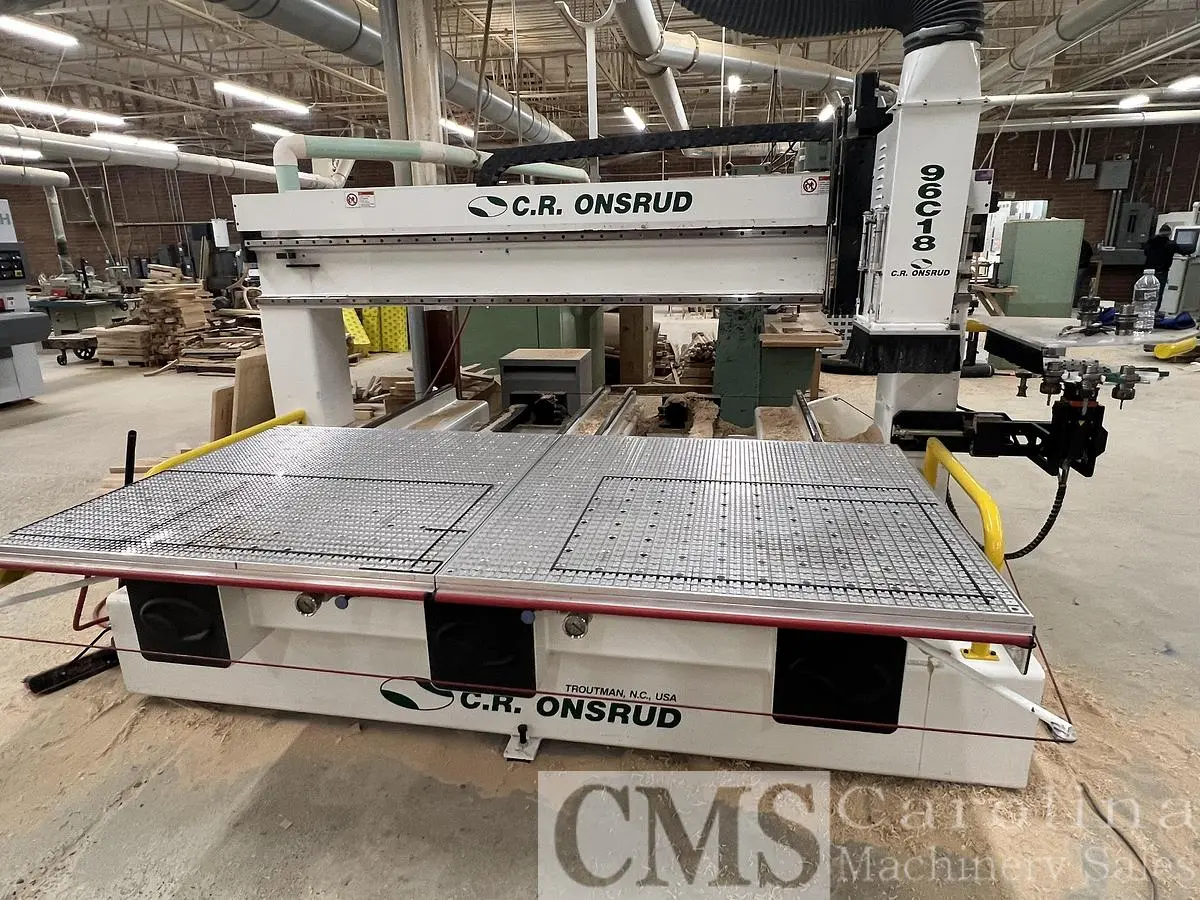 Used 2008 CR ONSRUD MODEL 96C18 4X8 CNC ROUTER CNC Routers North Carolina US | CAROLINA MACHINERY SALES #1427359
