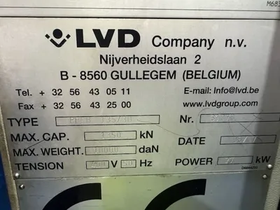 LVD PBEB 135/30 Fabrication & Sheet Metal | Bowland Trading Ltd (20)