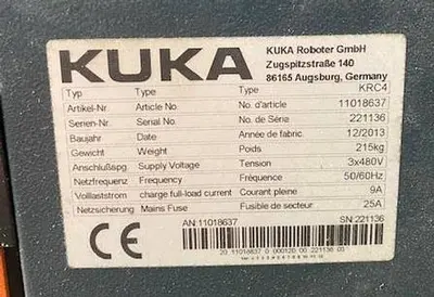 USED KUKA KR 30 L 16-2
