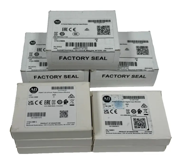 Used ALLEN-BRADLEY ALLEN BRADLEY POINT I / O MODULES 1734-OB8 1734-IB8 1734-OB8S PLC Expansion Units Michigan US | SB Industrial Supply #901419