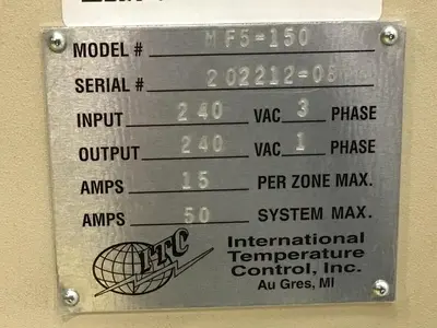 USED IDEAL MACHINERY MF5-150-A1TP