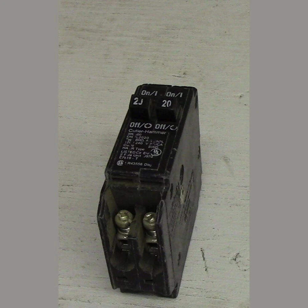 Cutler Hammer 1 Pole Tandem 20 Amp Push-in Breaker