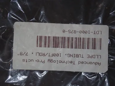 Advanced Technology Products  7/8" Lldpe Tubing
