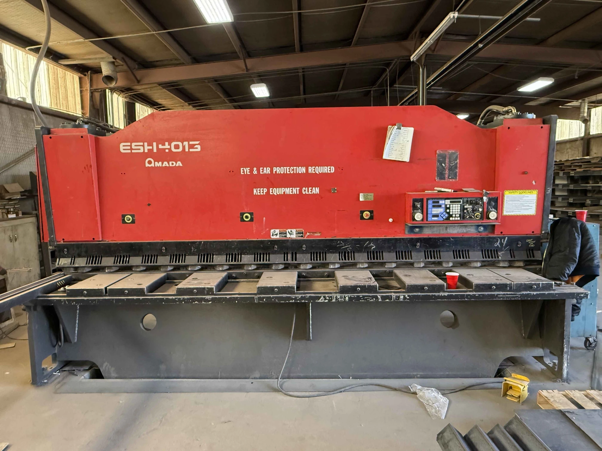 USED AMADA 13' x 1/2" Mechanical Shear