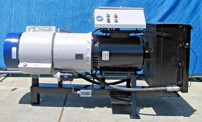 CompAir 50 HP Rotary Vane Air Compressor Baldor Electric Motor  215 CFM 460V 3Ph