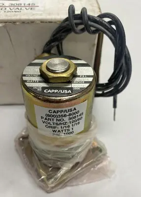 New | in-Stock CAPP/USA 308145 Solenoid Valves Ohio US | Surplus Asset Holdings #1234603