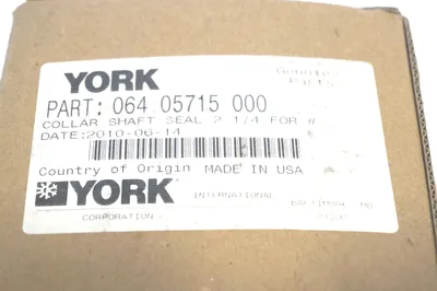 NEW YORK 064 05715 000 COLLAR SHAFT SEAL 2 1/4'' 06405715000