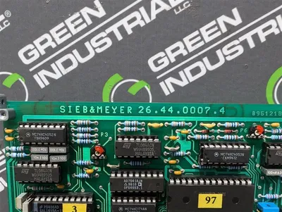 Sieb & Mayer 26.44.0007.4 Servo Control Board B951218S Used