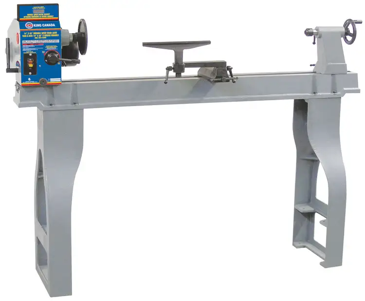 New | in-Stock KING CANADA KWL-1443VS Woodworking Lathes British Columbia CA | Lenmark #237631