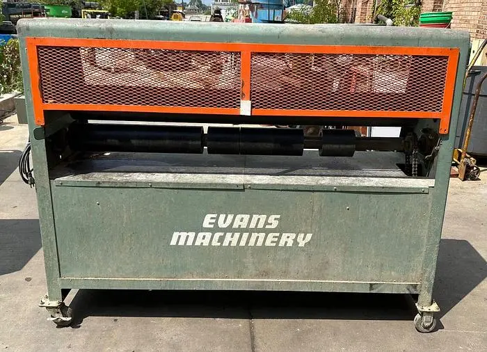 Used EVANS 0206 Pinch Roller | Pleasant Street Machinery #925733