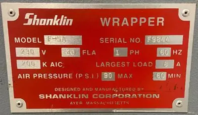 USED SHANKLIN F-5A