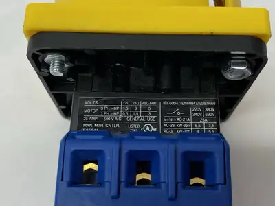 USED KRAUS & NAIMER LOAD SWITCH DISCONNECTER 25A