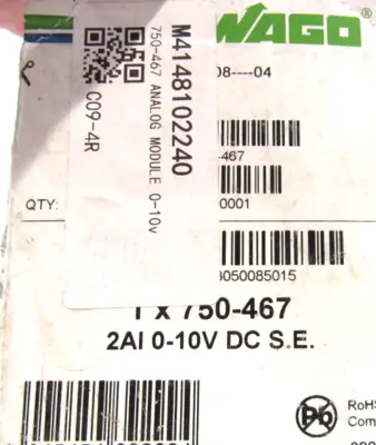 NEW WAGO 750-467 ANALOG MODULE 750467