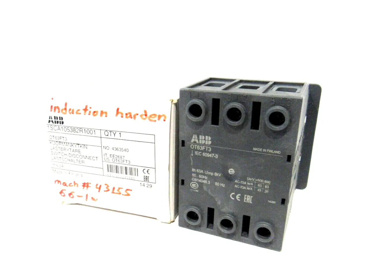 NEW ABB 1SCA105382R1001