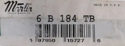 NEW MARTIN 6B184TB SHEAVE