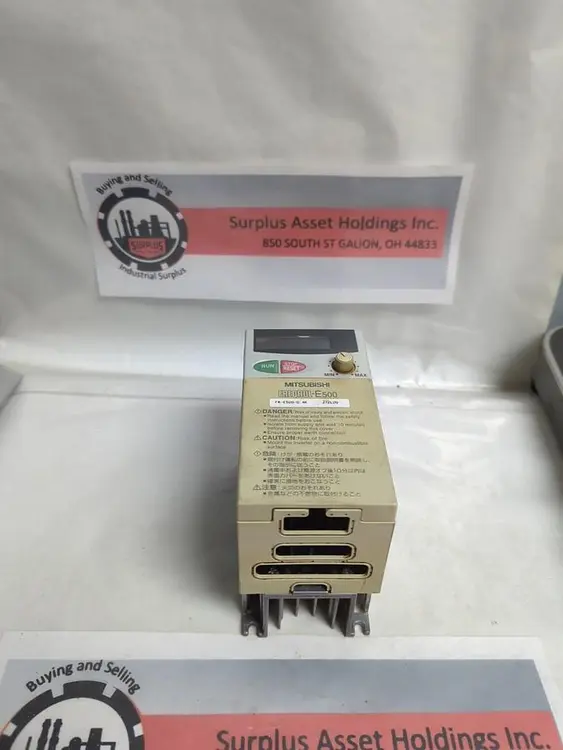 Used MITSUBISHI ELECTRIC FR-E520-0 Power Inverters Ohio US | Surplus Asset Holdings #1243939