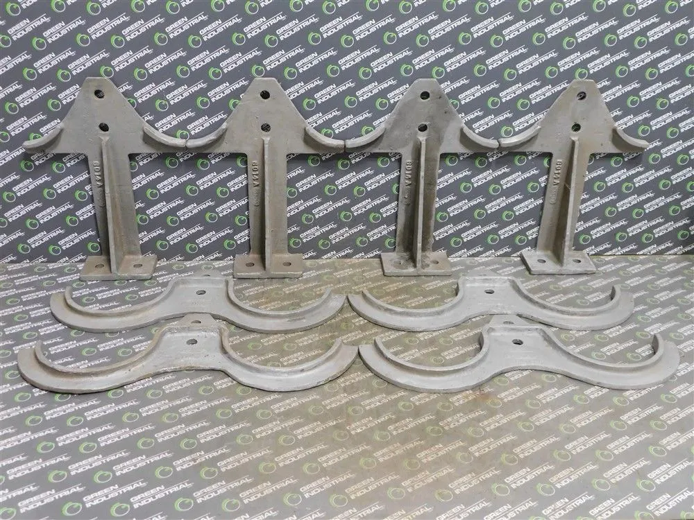 8pc Pipe Support Assemblies 6014A/6012A Used