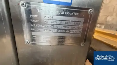 USED Pharmapack Pharmapack Technologies Dual Head Electronic Counter, Model PP-08