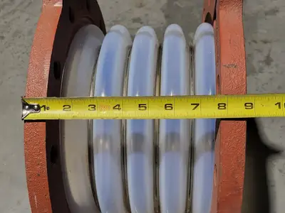 PTFE Expansion Joint Flange Pattern Gyrator 445-BD, 10"x8"