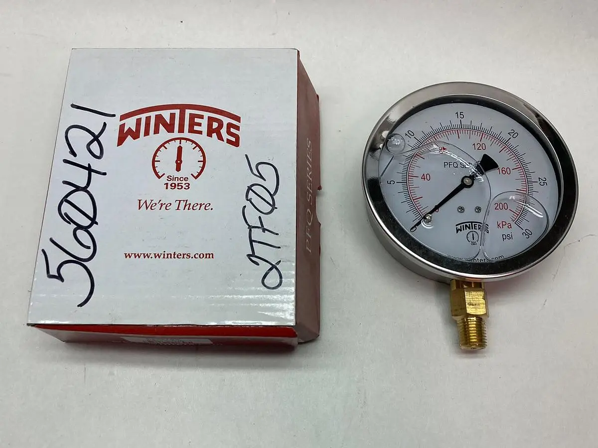 New | in-Stock WINTERS PFQ709 Universal Pressure Meters Ohio US | Surplus Asset Holdings #1246639