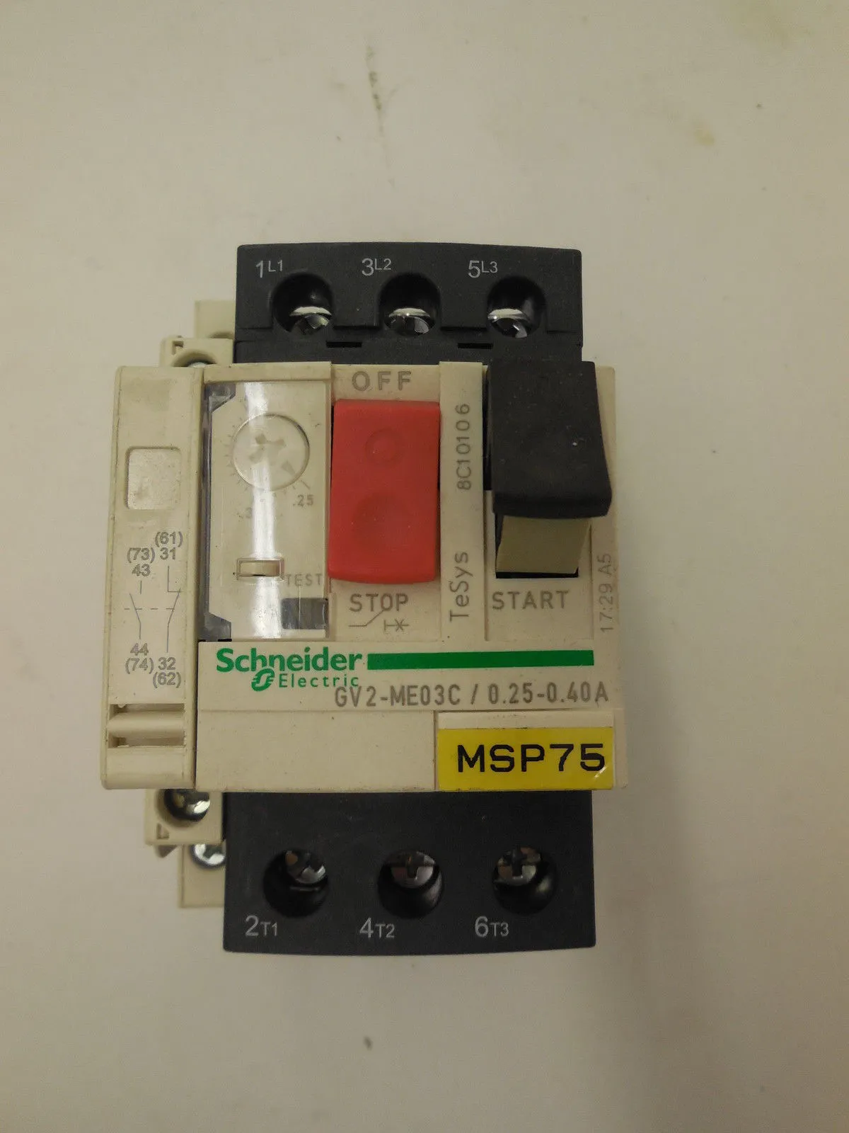 SCHNEIDER ELECTRIC GV2-ME03C MANUAL STARTER GV2ME03C