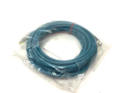 NEW KEYENCE DOUBLE ENDED ETHERNET CABLE M12 8-PIN X-CODED 10M