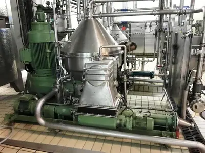 Westfalia SC 120-06-777 clarifier centrifuge, 316SS.
