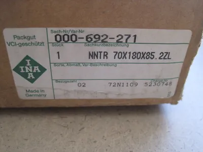 INA NNTR70X180X85 2ZL – YOKE TYPE ROLLER BEARING INA NNTR70