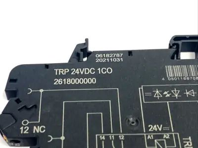 USED WEIDMULLER RELAY MODULE, TRP 24VDC 1CO