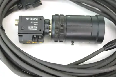 Keyence CV-035M Digital Double-speed Black-and-white Camera CCD with Kowa Lens