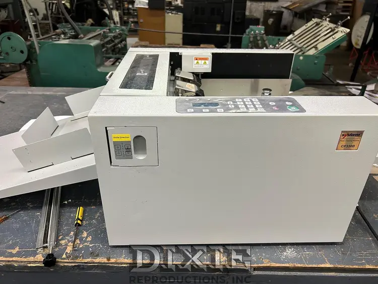 Used SYSFORM CP330B SCORE/PERF Binding Equipment | Dixie Reproductions, Inc. #394384