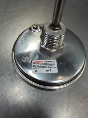 Ashcroft IOPI-B #A/5 0-200 Degree F Temperature Gauge. 6D-11