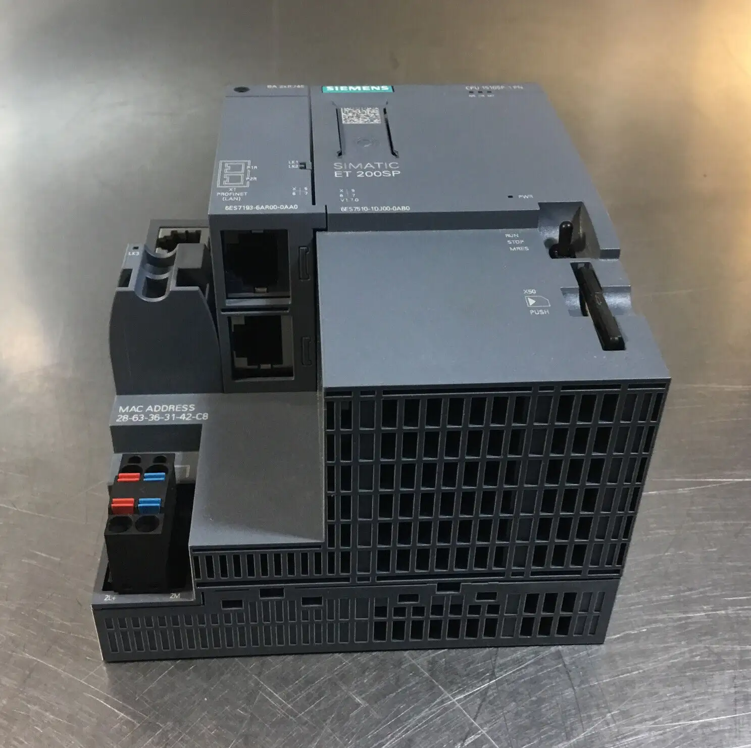 SIEMENS 6ES7510-1DJ00-0AB0 Simatic ET 200SP CPU Module 3E-28