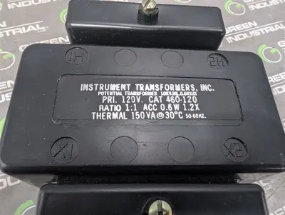 Instrument Transformers Inc. 460-120 Potential Transformer 1:1 Ratio 120V Used
