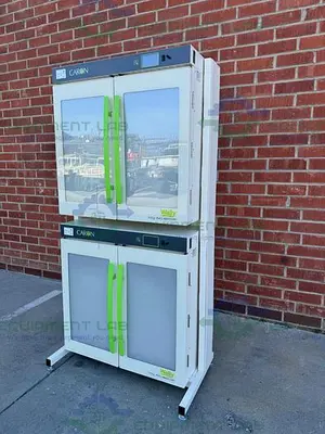 USED CARON 7410-5-1 CO2 DUAL STACKED LABORATORY INCUBATOR 45°C, 115V