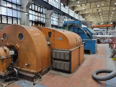 USED 1970 VEB EKM STEAM TURBINE