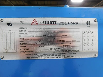 New | in-Stock FS ELLIOTT P500-600 Centrifugal Air Compressors Ohio US | Equipment Recovery Corp. #1331495