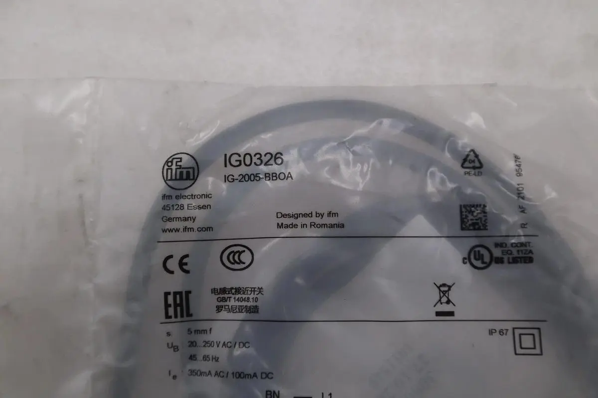 EFECTOR IG-2005-BBOA/ IG0326 / IG2005BBOAIG0326 - STOCK GF290A