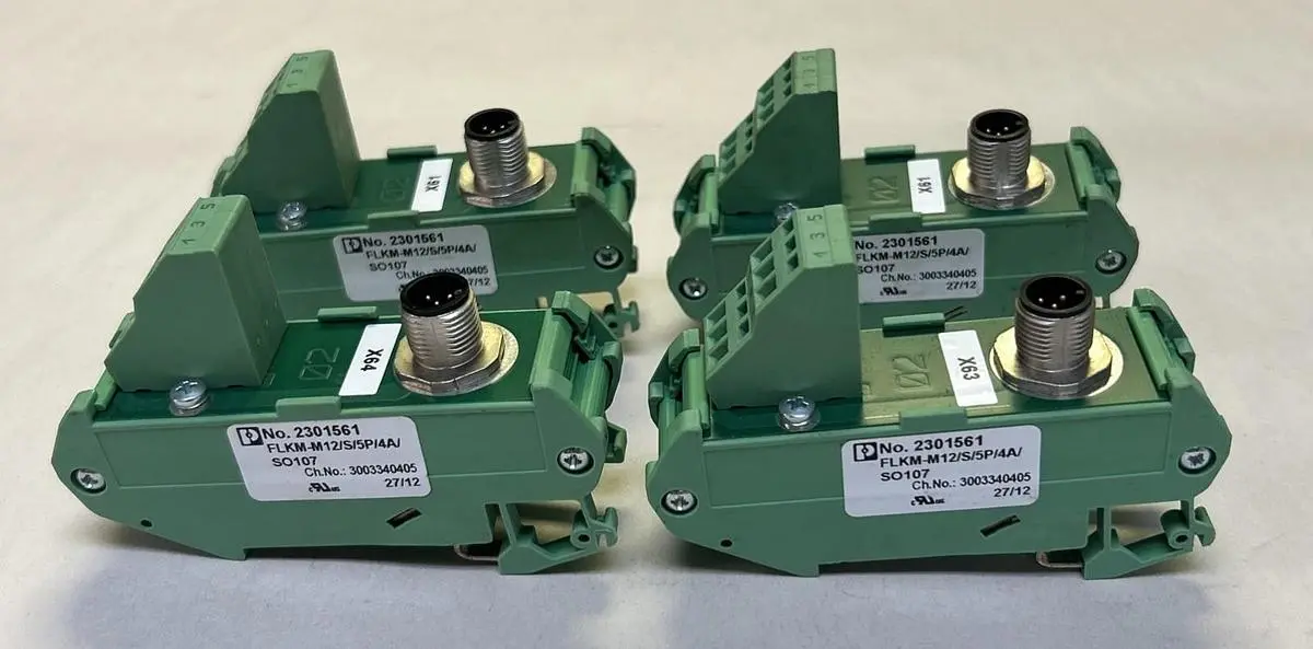 Used PHOENIX CONTACT FLKM-M12/S/5P/4A/SO107 Miscellaneous Equipment (Electrical & Power) | Surplus Asset Holdings #1189769